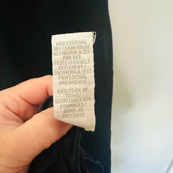 THEIA Women's Black Matte Mesh Cut Out Back Fitted Gown Maxi Dress Size 4 - Picture 14 of 16